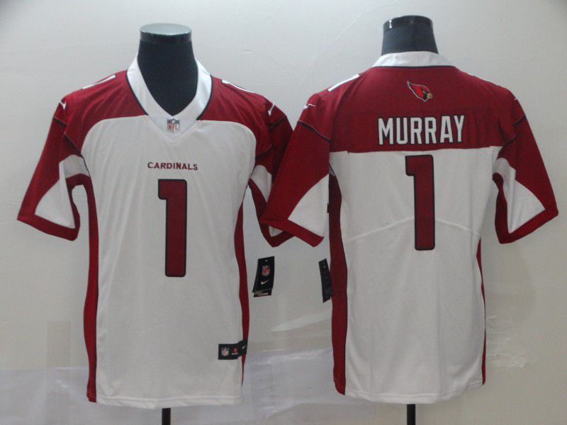 Men Arizona Cardinals #1 Murray White Nike Vapor Untouchable Limited Player NFL Jerseys